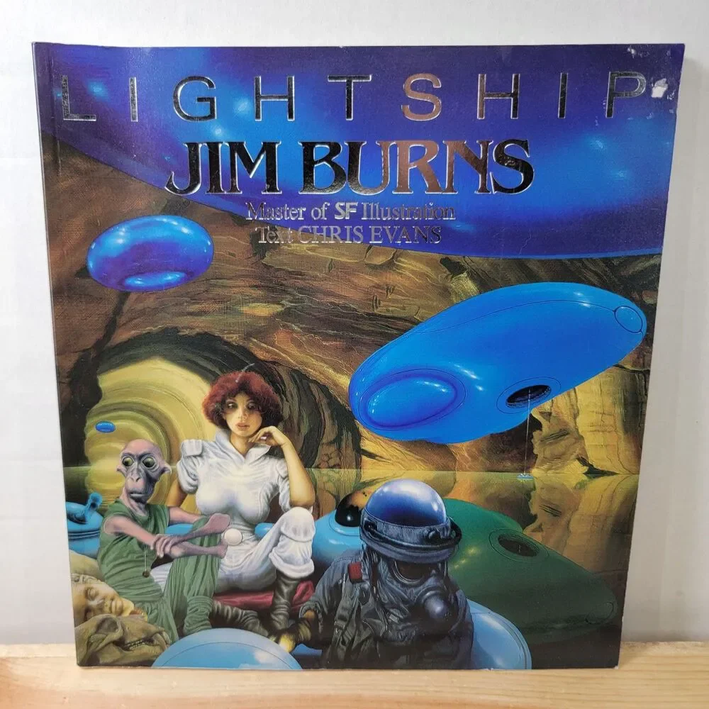 BOOK Lightship Jim Burns, Master of SF Illustration by Jim Burns (paperback)
